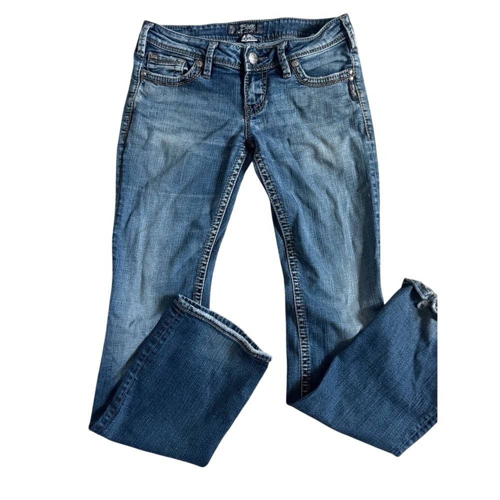 Silver Pioneer Women's Medium Blue Boot Cut Jeans W28/L33